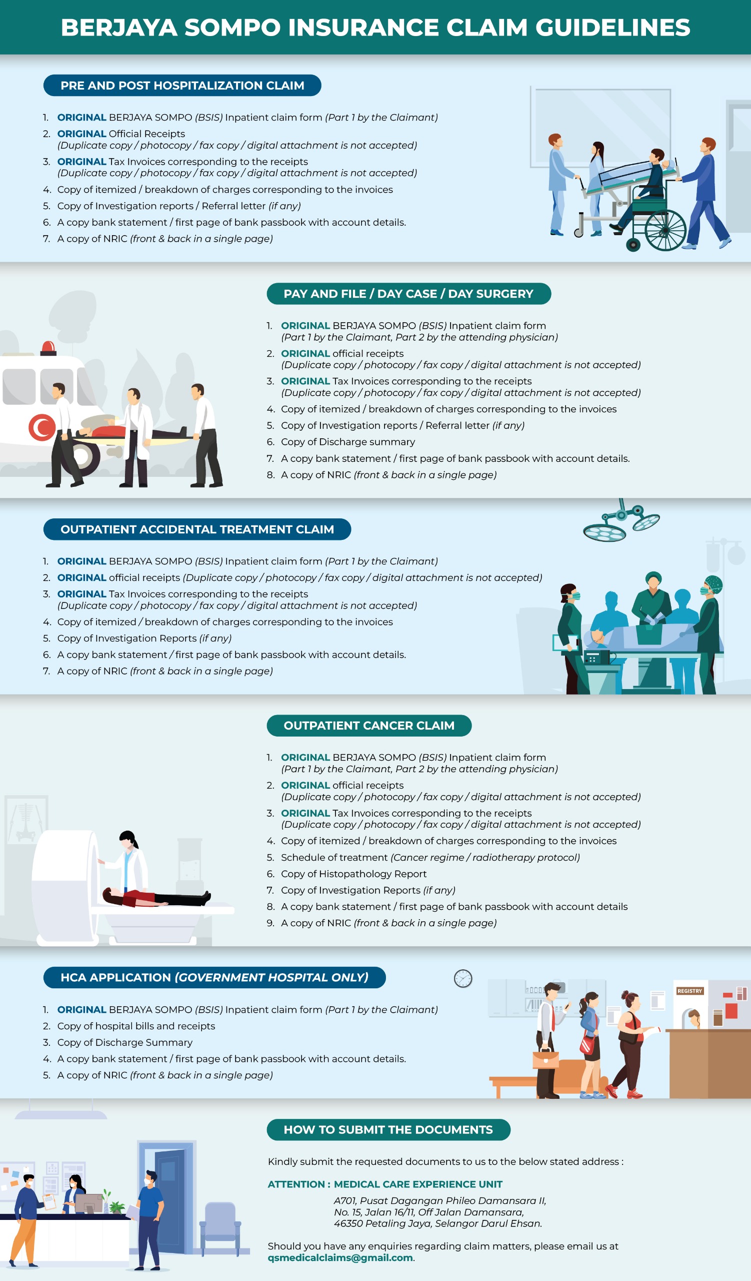 berjaya sompo claim guidelines